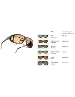 Cocoons Overzetbril M Zonnebril - Zwart Grijs | Outdoor & Sportbril