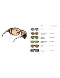 Cocoons COCOON OVERZETBRIL ML BLACK GREY - Zonnebril voor Buitenactiviteiten