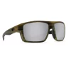 Costa Del Mar Bloke Matte VerdeTeak Zonnebril met Zilveren Mirror 580G Polarized Lenzen - UV-bescherming voor Outdoor Activiteiten -Hengels Verkoop costa del mar bloke matte verdeteak silvmirr580g