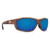 Costa Del Mar Saltbreak Gunstock - Polarized Zonnebril met FR-Blue 580G Lens -Hengels Verkoop costa del mar saltbreak gunstock fr blue 580g