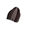 Eiger Gestreepte Gebreide Muts Bruin | Warme Outdoor Muts voor Herfst en Winter -Hengels Verkoop eiger striped knitted hat brown