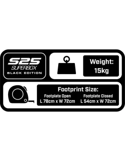 Matrix S25 Superbox - Zwarte Zitkist voor Stijlvolle Opslag & Comfort -Hengels Verkoop matrix s25 superbox black 4