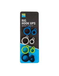 Preston Rig Hookups - 10 Stuks | Hoogwaardige Hengelaccessoires