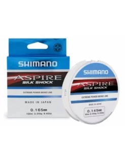 Shimano Aspire Silk Shock 50M - Nylon/Witvis Lijnen voor Ultieme Viservaring
