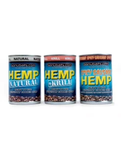 SONUBAITS HEMP BLIK 400GR - Premium Hennepzaad voor Vissen | Voer & Ingrediënten