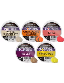 SONUBAITS MIXED METHOD POP-UPS 8 & 10 MM - Premium Aas voor Karpers | Boilies Dumbels & Wafters