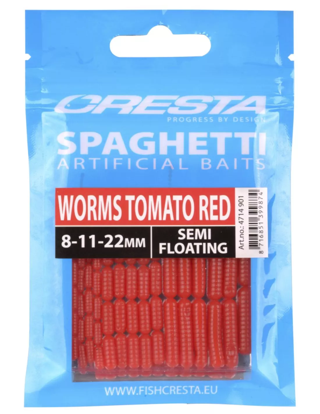 SPRO CRESTA SPAGHETTI WORMS (8,11,22 MM) - Hoogwaardig Imitatie Aas voor Vissers 3 SPRO CRESTA SPAGHETTI WORMS (8,11,22 MM) - Hoogwaardig Imitatie Aas voor Vissers